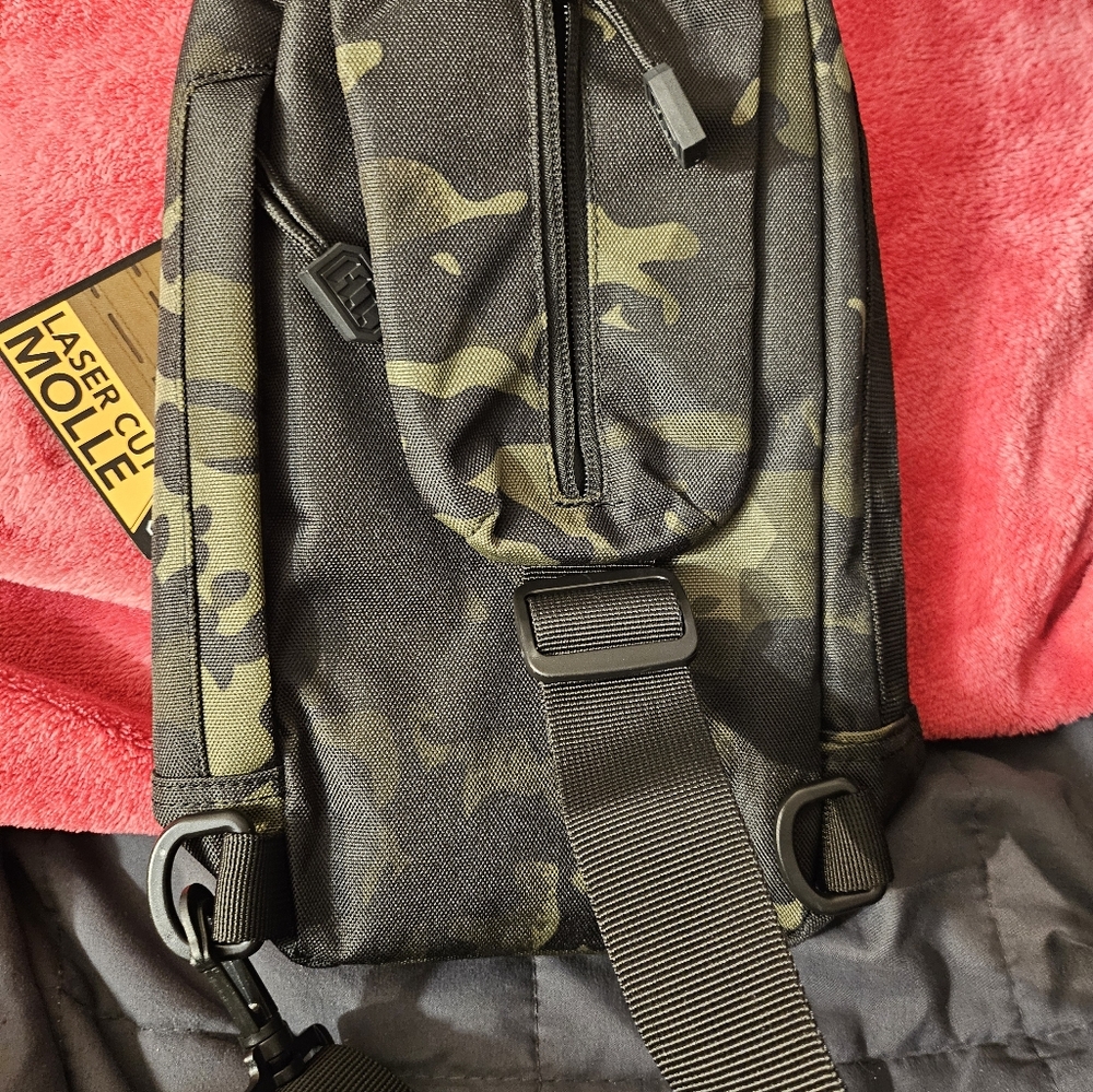 NWT Highland Tactical Small‎ Crossbody Backpack Laser Cut Molle - Picture 8 of 12